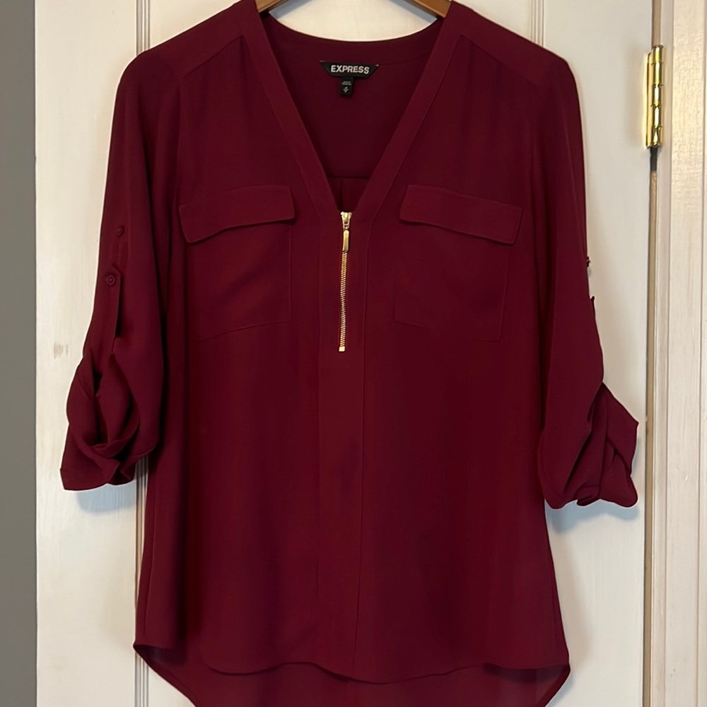 Red blouse from Express!